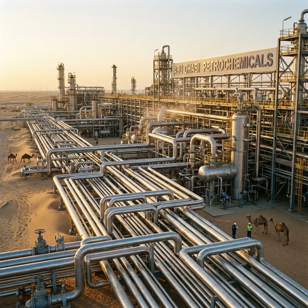 Steel fabrication project in Abu Dhabi, UAE